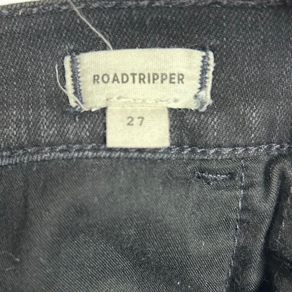 Madewell Roadtripper Jeans Black Ankle Skinny Lightweight Stretch Womens Size 27 - Picture 7 of 12